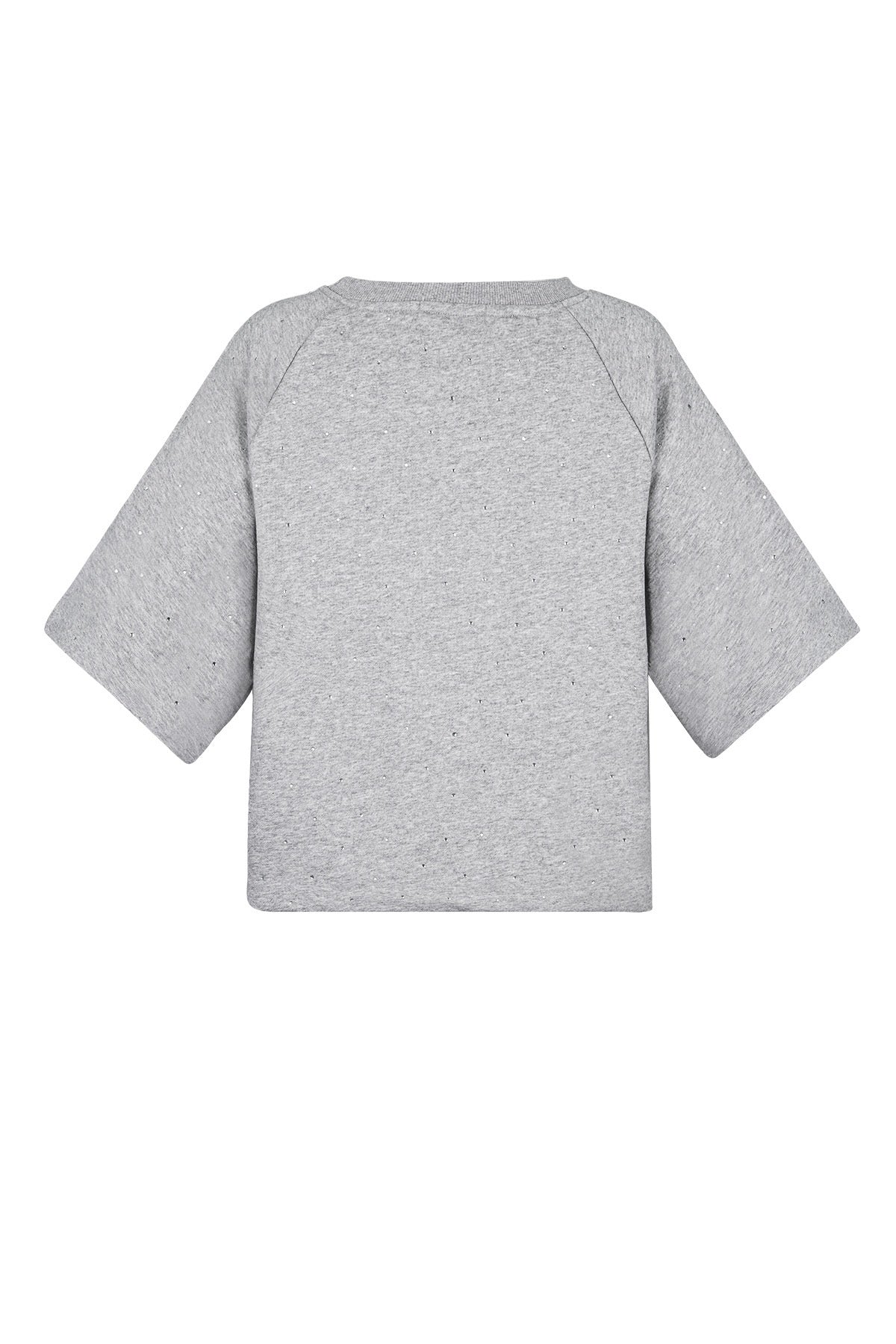 Strass sweater tee grey